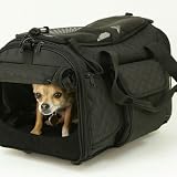 Snoozer Deluxe Rolling Pet Carrier - Black
