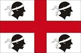 Produkt-Bild: Autoaufkleber Sticker Fahne Italien Sardinien Aufkleber