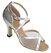 Silver & Mesh Wedding Shoe Samantha