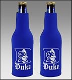SET OF 2 DUKE BLUE DEVILS BOTTLE SUIT KOOZIES