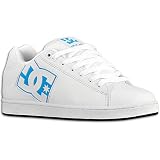 DC Men's Rob Dyrdek Cup Sole Sneaker,White/Turquoise,6.5 M
