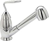 Augusta Single Lever Kitchen Faucet with Pull-Out Spray, Chrome