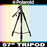 Polaroid 57" Photo / Video Tripod Includes Deluxe Tripod Carrying Case For  ....
