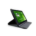 MiniSuit 360 Degrees Rotating leather accessories stand case cover folio for Acer Iconia Tab A500 A501 10.1 inch Tablet (Black)