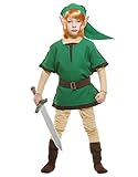 Kids Elf Warrior Costume - Legend of Zelda Link Costume (Medium (8-10))