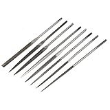 uxcell　ヤスリセット　 ダイヤモンドファイル　スクエア　トライアングル　フラット　オーバル　ラウンドポイント　8 in 1