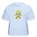 41Az9kDW90L. SL75  Build A Bear:Yellow Care Bear, Carebears   Toddler Light Blue T Shirt (4T)