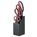 Kitchen Craft Three Piece Scissor Set and Black Block