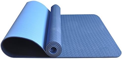 Situly 1/4-inch Thick 72-inch Long TPE High Density Anti-tear Non-slip Yoga Mat, Exercise Mat for Hot Yoga Exercise Fitness Pilates