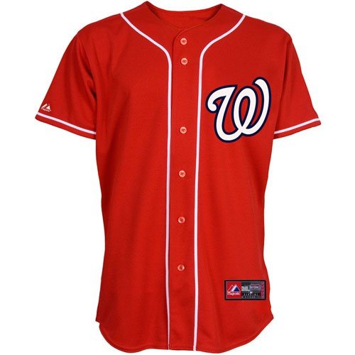 Washington Nationals Replica 2009 Alternate 1 Jersey - Scarlet Large
