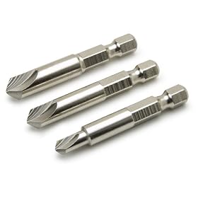 Titan 16014 3-Piece Damaged Screw Removal Set