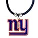NFL New York Giants Rubber Cord Logo Necklace