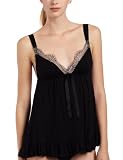 Fleurt Womens A Hint Of Lace Ruffle Cami