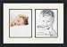 Art to Frames Double-Multimat-36-61/89-FRBW26079 Collage Photo Frame Double Mat with 2 - 8x10 Openings and Satin Black Frame