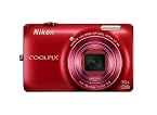 Nikon COOLPIX S6300 Point & Shoot Camera with 16MP, 10x Optical Zoom and 2.7 inch Screen (Red)