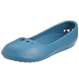 crocs Women's Prima Ballet Flat,Peacock,4 M US