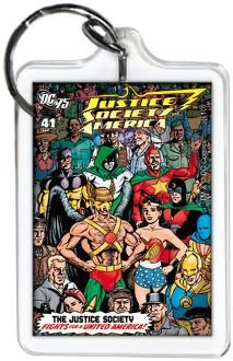  DC Comics Justice Society America #41 Lucite Keychain 65764KR
