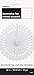 White Solid Premium Tissue Paper Fan - 16