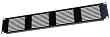 1.75" Blank Filler Panel, Horizontal Vented Steel