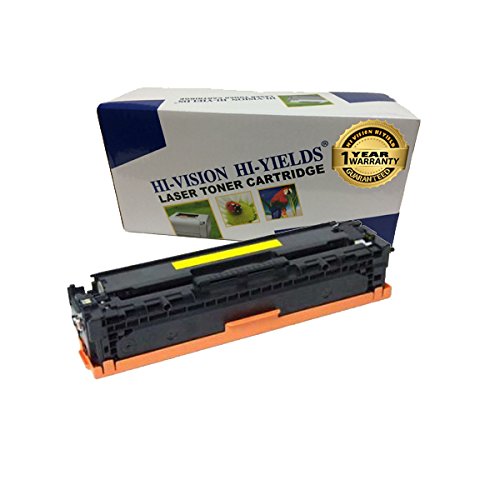 HI-VISION HI-YIELDS ® Compatible Toner Cartridge Replacement for Hewlett-Packard (HP) CE412A (Yellow)