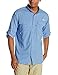 Columbia Men's Standard Blood and Guts III Long Sleeve Woven Shirt, White Cap, Medium