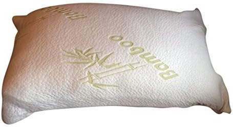 Bamboo Pillow Cool Comfort Ultra Plush Bamboo Memory Foam Hotel Quality Pillow Relieves Snoring Insomnia Asthma Neck Pain TMJ Migrains (King Size) by Cool Comfort