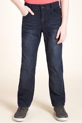Autograph Cotton Rich Adjustable Waist Jeans
