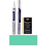 1 2 Oz. Light Turquoise Metallic Paint Pen Kit for 1993 Mitsubishi Eclipse (T13) by PaintScratch Automotive Touch Up Paint