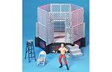TNA Lockdown Six-Sides of Steel Ring with Exclusive Christain Cage