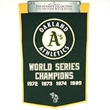 OAKLAND ATHLETICS A'S OFFICIAL WOOL CHAMPIONSHIP BANNER