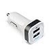 Mivi CC231W Smart Charge 3.1A Dual Port Car Charger for Apple iPhone, iPad, Samsung Galaxy, Lenovo, OnePlus, Xiomi MI, HTC, LG, Nexus, Motorola Moto G, ASUS, Coolpad, Sony, Micromax, Honor, Intex, Meizu, Karbonn and all other mobile devices and Tablets (White) RS.499.00