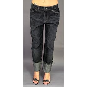 Bianca Brixen Black Cropped Capri Jeans