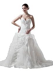 Organza/Taffeta Sweetheart Beaded Applique Backless Off the Shoulder Evening Dress 