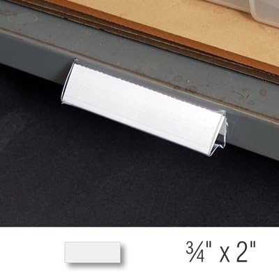 Hi-Lo Label holders, 3/4" x 2" , Bar Code, Label Holder,HI-LO,Self Adhs, 10 Holders / Pack