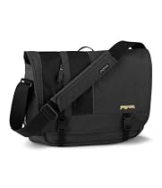 JanSport Firefly Messenger Bag with Laptop Sleeve (Carbonic Grey)