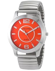Pedre Womens 0091SOX Silver-Tone Expansion Bracelet Watch