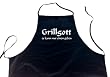 GRILLGOTT - ES KANN NUR EINEN GEBEN; Grillen - Sch�rze (Latzsch�rze - Grillen, Kochen, Berufsbekleidung), schwarz