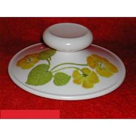 Noritake Flower Time #9072 Fondue Pot Lid Only by Noritake
