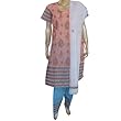 Womens Dress Embroidered Cotton Salwar Kameez (M/40)