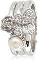 Stack Ring Co Damen-Ring Sterling-Silber 925 14 Zirkonia SRSTK0222XXS-p