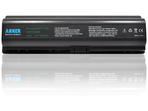 Anker� New Ultra Elaborate Capacity Laptop Battery [12-cell / 8800mAh/95WH] for HP Presario A900 A910, C700 C714NR C769US,  F500 F557US F558US F560 F572US F577 F577Cl F579WM F588, F700 F730 F735 F739 F730US F739WM F750 F750US F756NR F763NR, Compaq Presari