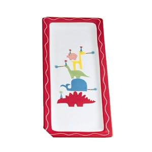 Tag Party Animal Rectangular Platter 18 by 