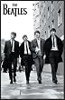 The Beatles Walking in London Poster Dry Mounted Wood Framed, 24x36..