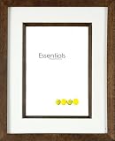 Essentials Madrid picture frame holds A3 size photo - Beautifully handmade dark wood frame with quality cream mount