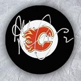 Al Macinnis Calgary Flames Autographed/Hand Signed Hockey Puck