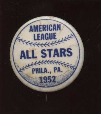 1952 American League All Star Pin @ Philadelphia EX - MLB Pins And Pendants