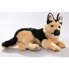 Sch�ferhund 55042 aus Pl�sch ca. 36cm.