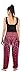 LOFBAZ Harem Pants for Women Yoga Boho Hippie Clothing Womens Palazzo Bohemian Pajama Beach Indian Gypsy Genie Clothes Peacock Burgundy M