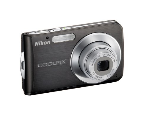 Nikon Coolpix S210 8.0MP Digital Camera with 3x Optical Zoom (Graphite Black) image