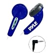 Pyle PEBH25BL Ultra Slim In-Ear Earbud Stereo Headphones for iPod/MP3/Any Media Player (Super Bass, Blue)